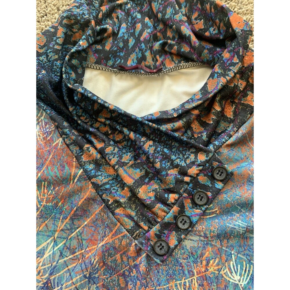 Azalea by Firmiana Woman’s Floral Crossover Neck Blouse-SIZE L - Picture 3 of 5